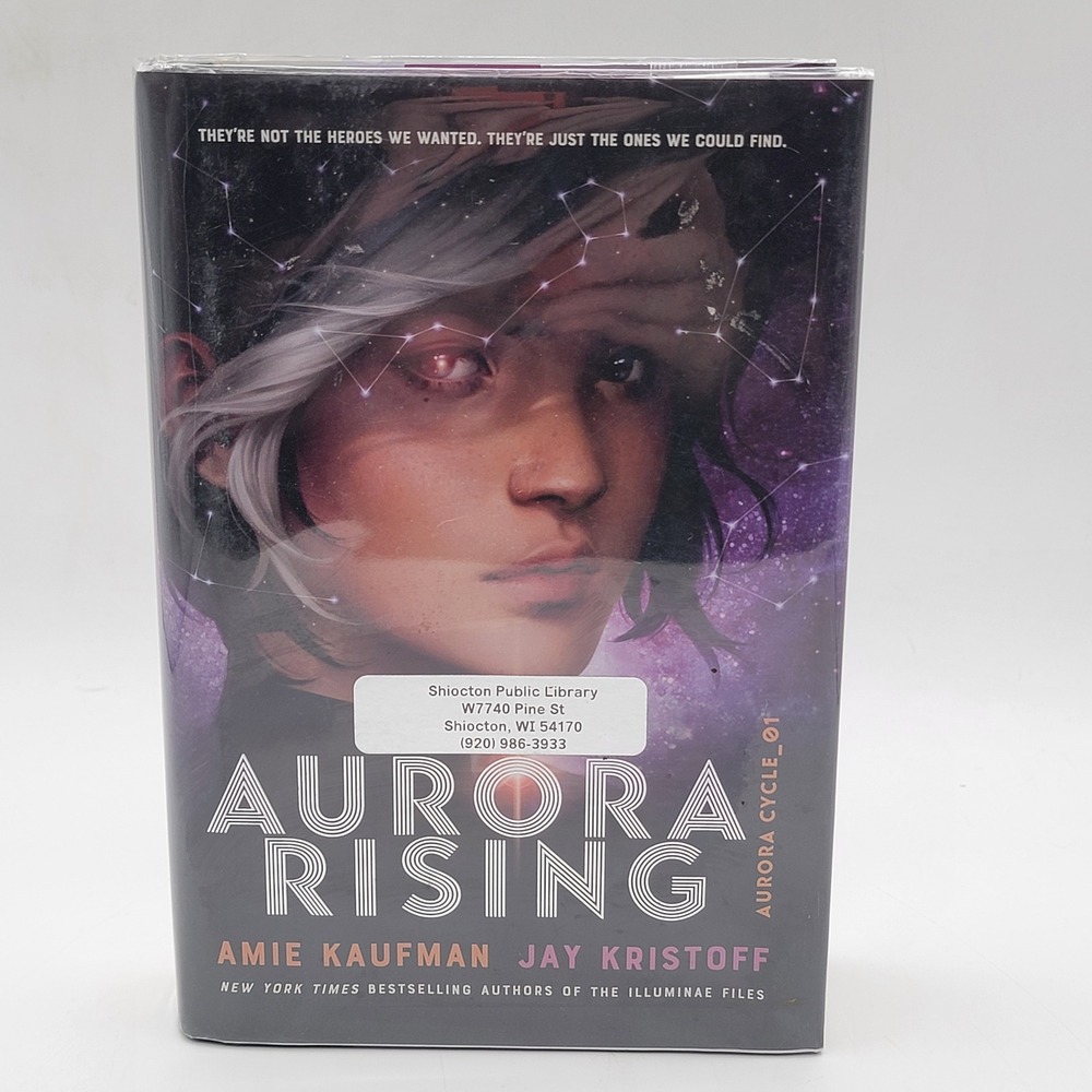 Amie Kaufman Aurora Rising Hardcover First Edition Ex-Library YA Sci-Fi Good
